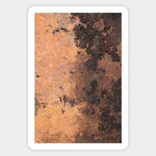 Orange texture burnt Sticker